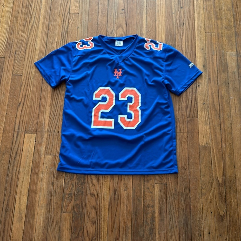 Sz L Mets Baez Football Jersey